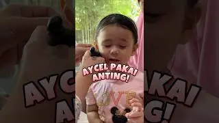 Aycel gak nangis dipakein anting 😍 #aycel #istivemusab