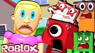 Numberblocks ESCAPE TEAM EVIL MOM in Roblox
