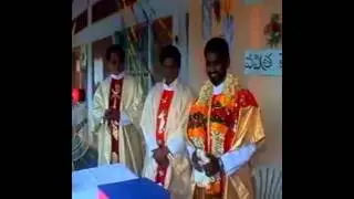 Fr. Raja Sekhar Varre First mass Part 1