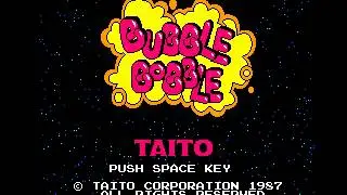 Bubble Bobble [1987, MSX2, TAITO] Super Bobble Mode Full Playthrough including True Ending