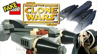 Fake Lego Mini-Scale General Grievous Starfighter Soulless One Clone Wars by Bozhi KAZI Bricks