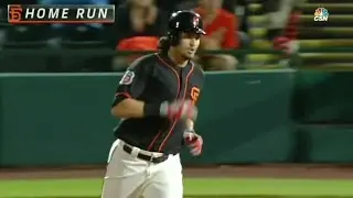 CIN@SF: Parker hits a two-run shot to right field
