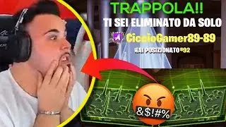 😇 CICCIOGAMER89 MUORE DALLA TRAPPOLA!! BESTEMMIA E IMPAZZISCE IN LIVE!! 😇 VIDEO DIVERTENTE!!