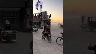 In the Desert, We find Ourselves ❤️&zwj;🔥🔥 #techno #cycling #music #sunset #burningman 🎥 @coinstantin