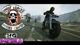 (GTA ONLINE) Ghost Riders MC Promo Video Part 2 (BIKER GANG) PS4 (GRAND THEFT AUTO 5)