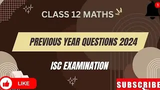 Lecture  -1|| Previous Year Questions 2024 (Part 1)|| Class 12 Maths