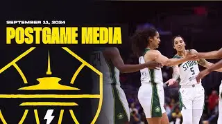 Postgame Press Conference vs. LA Sparks | Noelle Quinn, Gabby Williams, Skylar Diggins-Smith