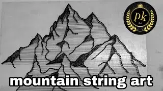 Mountain string art.../ parvejkhanart😉