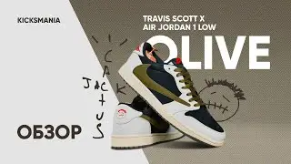 Обзор Travis Scott x Air Jordan 1 Low Olive