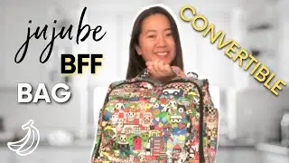 Jujube BFF Review & Packing Video | Best Diaper Bag for 2 & Stroller 2019 | Convertible Backpack