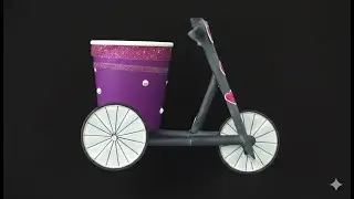 How to Make a Mini Cycle and Flower from Waste Materials ✨ | Easy DIY 2026