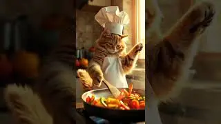 Cute cat #aianimals #cookinganimals #cat