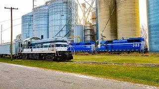 The Rare EMD SD35 in Action: Three GLC Models, all Long-Hood Forward!