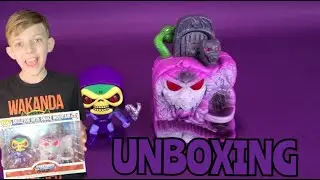FUNKO SKELETOR & SNAKE MOUNTAIN MASTERS OF THE UNIVERSE POP FIGURE UNBOXING X REVIEW