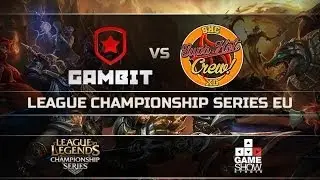 Gambit Gaming vs SUPA HOT CREW - LCS EU W1D3 (RU)