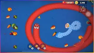 WORMS ZONE GAMEPLAY - BEST KILLS - Tr&ograve; chơi rắn săn mồi huyền thoại vu