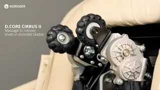 Massage to release tension in the shoulder blades - CIRRUS II Japanese massage chair