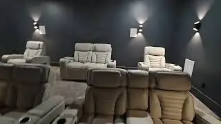 Beautiful Elegant Home Theater seating 