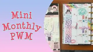 2021 budget monthly PWM mini happy planner glam girl