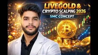 Crypto & Gold Live Trading  Order Blocks, FVG & Scalping Secrets
