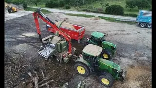 Broyage de bois avec un broyeur Pezzolato !!!