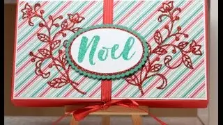 No.209 - Coordinating Christmas Cards & Tag in Box - JanB UK Stampin' Up! Demonstrator Independent
