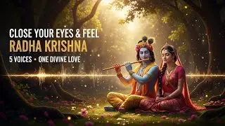 Close Your Eyes & Feel Radha Krishna | 5 Voices | 14 Min Divine Bhakti Song #radhakrishna #krishna