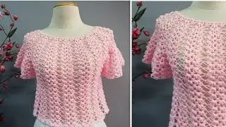 ถักเสื้อลายขนิตฐา 1  Ep 1/3