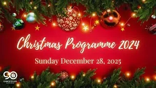 Sunday School Christmas Programme 2024