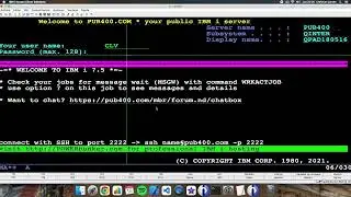 Coding in RPG (IBM i/AS400). Using SQL to look for jobs information.