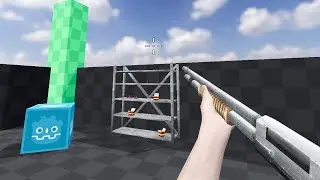 Godot 4 | FPS Prototype (ps1 style models)