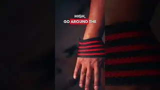 How to Properly put on wrist wraps for heavy lifting