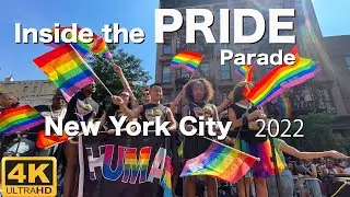 INSIDE nyc PRIDE Parade! 2022   4K