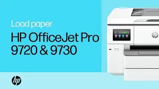 Load paper & other media | HP OfficeJet Pro 9720 & 9730 Wide Format All-in-One printers | HP Support