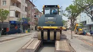 BOMAG BW24 RH Vabil Lowbedden İniyor
