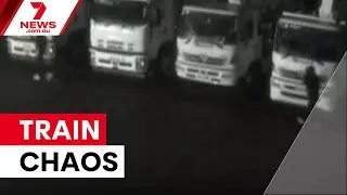 Copper thieves cause Sydney train chaos | 7NEWS