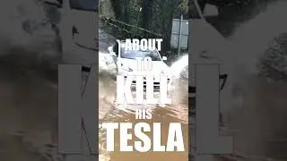Can Electric Car drive trough Deep Water ?