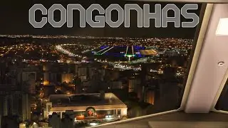 Incredible Night Landing in Congonhas - Sao Paulo