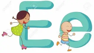 Learn Letter E | Letter E Sound & Words (Egg 🥚, Elephant 🐘, Eagle 🦅)