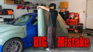 I tried to wrap my car for the first time
