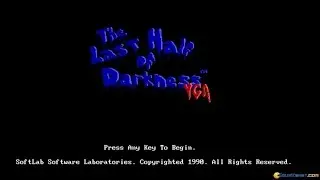 Last Half of Darkness gameplay (PC Game, 1989)