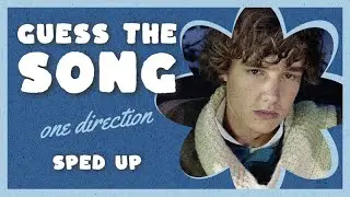 GUESS THE SPED UP ONE DIRECTION SONG ⏩ 🎵 | Music Quiz