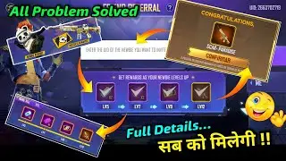 Friend Referral | How To Complete New Event Free Fire | FF Max New Event Friend Referral Today Kaise