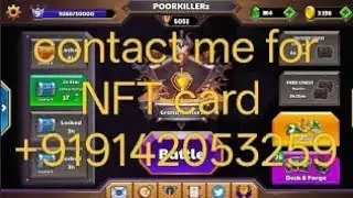 Castle crush starting from zero who is NFT card rank push 