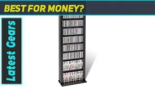 Slim CD DVD Media Storage Tower: Best Storage Solution for Your Collection!