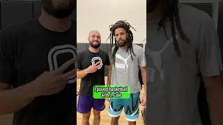 I played basketball with J. Cole 🤩 #nba #hooper #basketball #rap #jcole #music #drake