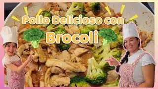 👉Pollo con Brocoli Delicoso 🤗🥦🥦😜🍗🍗#receta #polloconverduras 