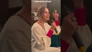 Nimra Khan singing disco deewane in time out with ahsan Khan #ahsankhan #nimrakhan #shorts