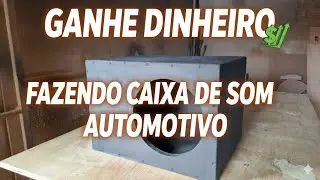 Fazer caixa de som automotivo  para sub 12 polegadas  bem simples 