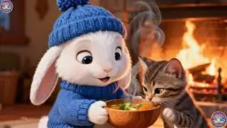 Roro's amazing rescue of kitten    Animal rescue stories   Animal frendship story   Winter skiis
